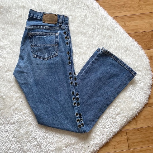 Vintage Y2K Grommet Detail Ralph Lauren Jeans - PLS COMMENT BEFORE BUYING - Picture 4 of 4